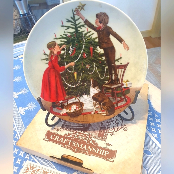 Knowles Other - Vintage 1983 Christmas plate